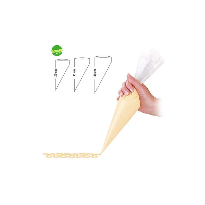 foto del prodotto sac a poche 10 pezzi delicia tescoma 630466 decorazione in plastica trasparente 35 cm