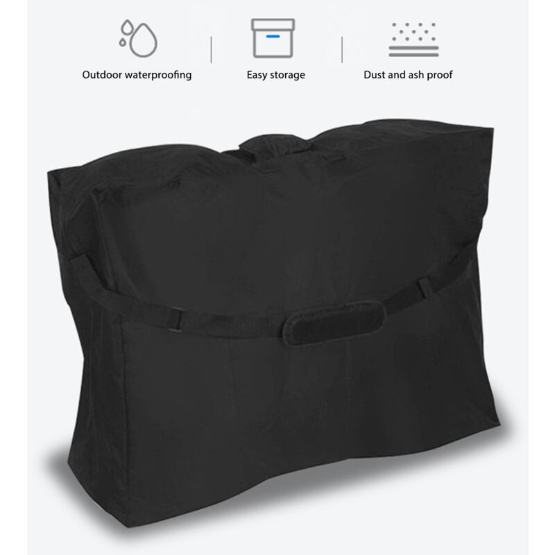 foto del prodotto sac de rangement pliable pour fauteuil roulant, tissu oxford de haute qualit , peut tre port sur une paule lors des sorties et peut stocker des
