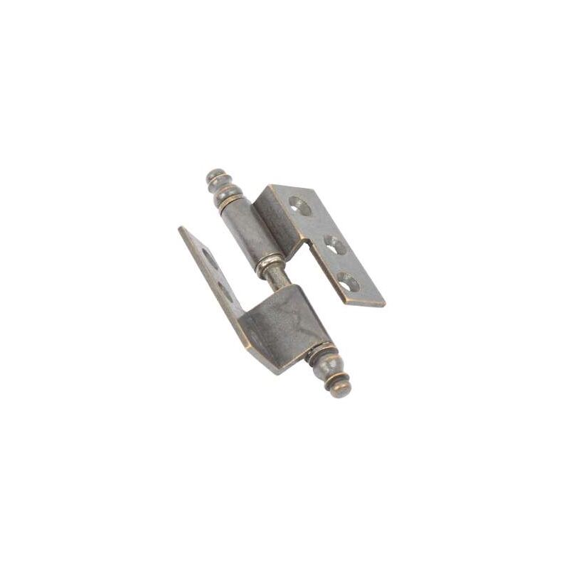 foto del prodotto sacar due cerniere con collo canotto liscio ottone bronzato mm.50x40 destra