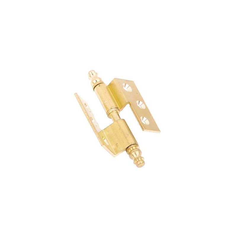 foto del prodotto sacar due cerniere con collo canotto liscio ottone lucido mm.40x40 sinistra