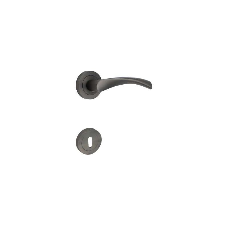 foto del prodotto sacar due maniglia vittoria con rosette patent alluminio antracite