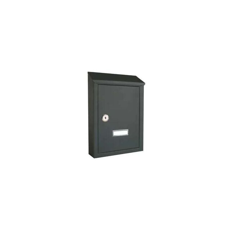foto del prodotto sacar due sacar cassetta postale antracite 300x200x60 mm lamiera verniciata esterni