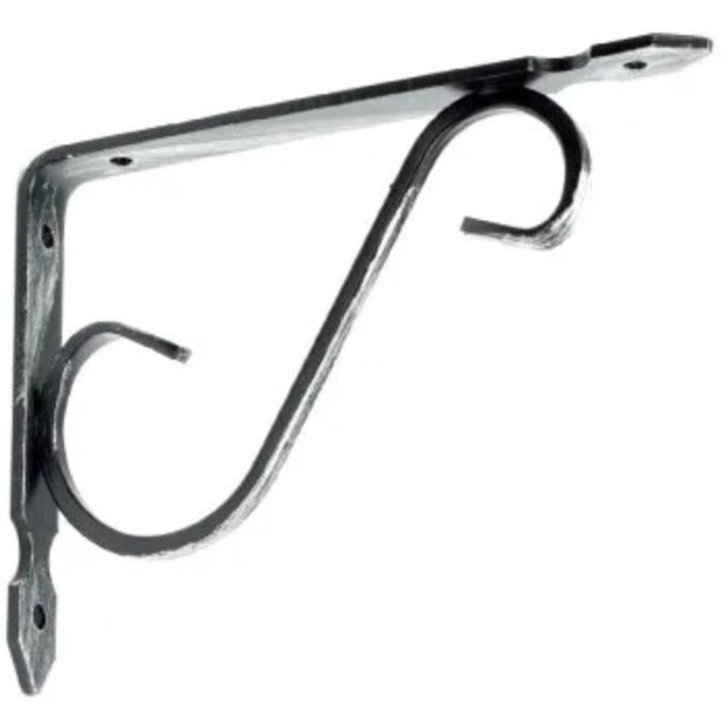 foto del prodotto sacar due sacar reggimensola nero argentato 200x145x20mm