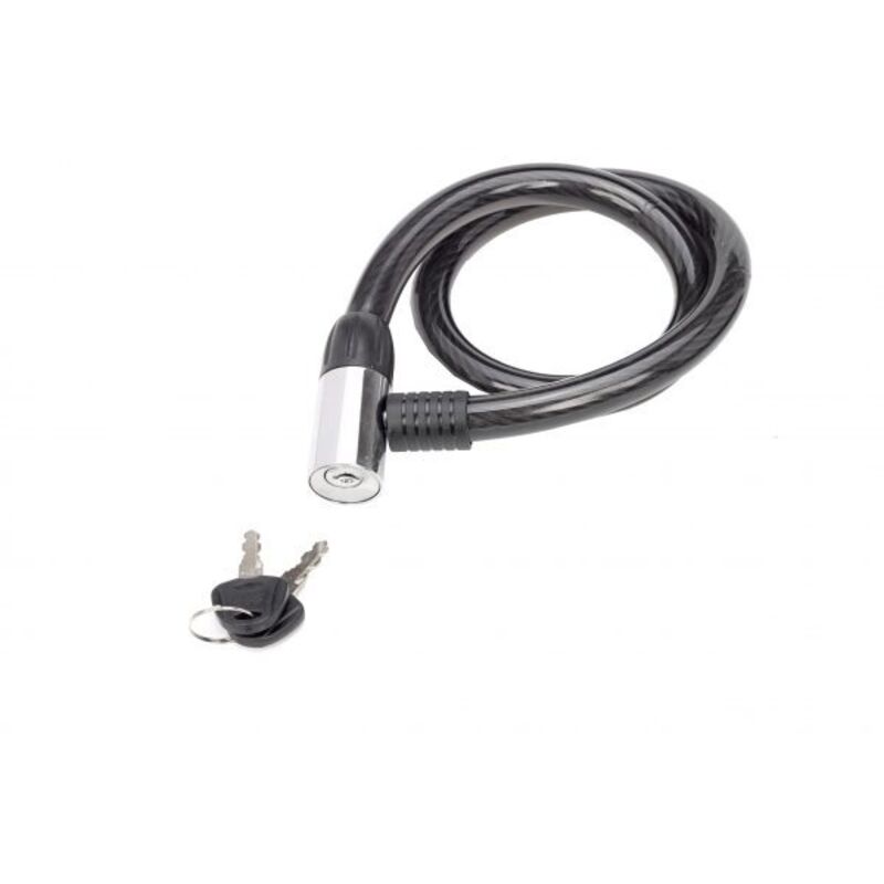 foto del prodotto sacar fune in acciaio con lucchetto chiave europ. 12x80