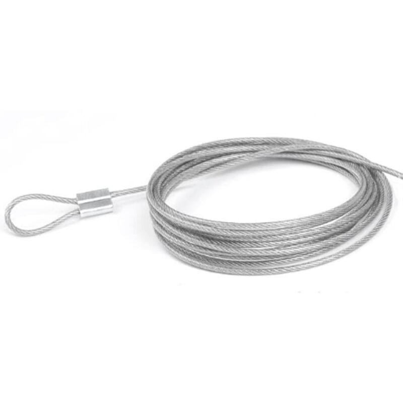 foto del prodotto sacar matassina di fune per basculante 4mmx2,5mt con anello in acciaio inossidabile