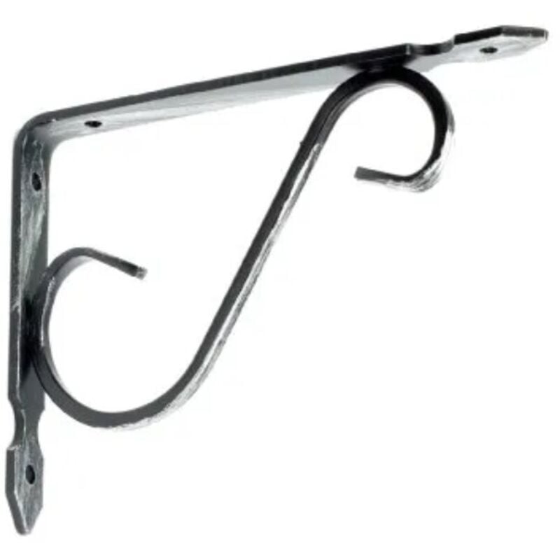 foto del prodotto sacar reggimensola nero argentato 200x145x20mm