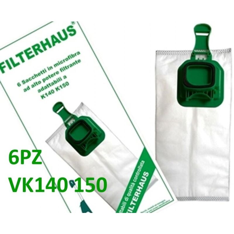 foto del prodotto sacchetti 6pz kobold folletto vk 140 vk 150