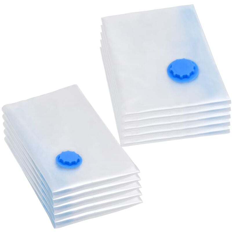 foto del prodotto sacchetti da viaggio sottovuoto per vestiti 2 misure 10 pz - vidaxl