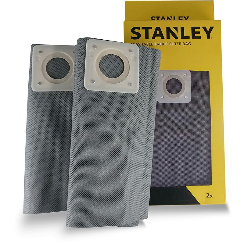 foto del prodotto sacchetti filtro in stoffa lavabili 50 l per aspiratori solidi e liquidi stanley