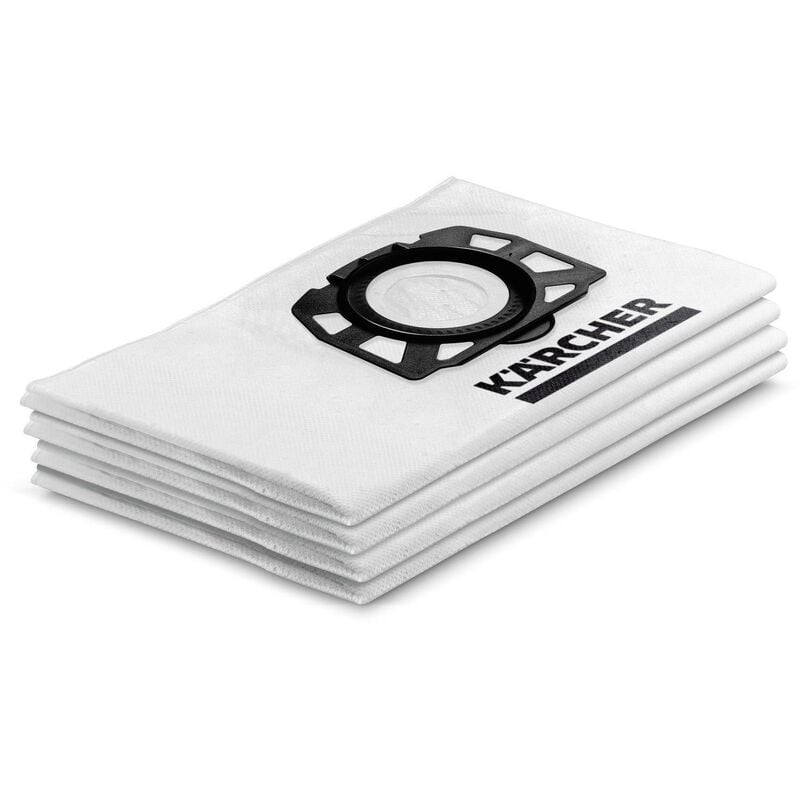 foto del prodotto sacchetti filtro in vello karcher per wd2 e wd3 4 pezzi