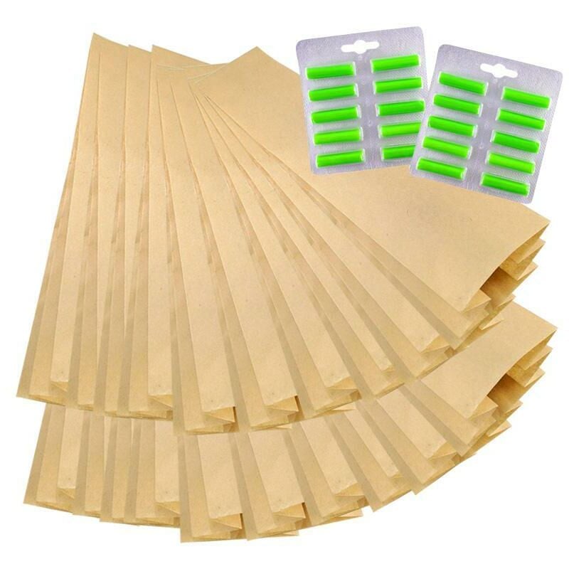 foto del prodotto sacchetti folletto vk 117 vk 116 in carta 20pz profumi compatibili