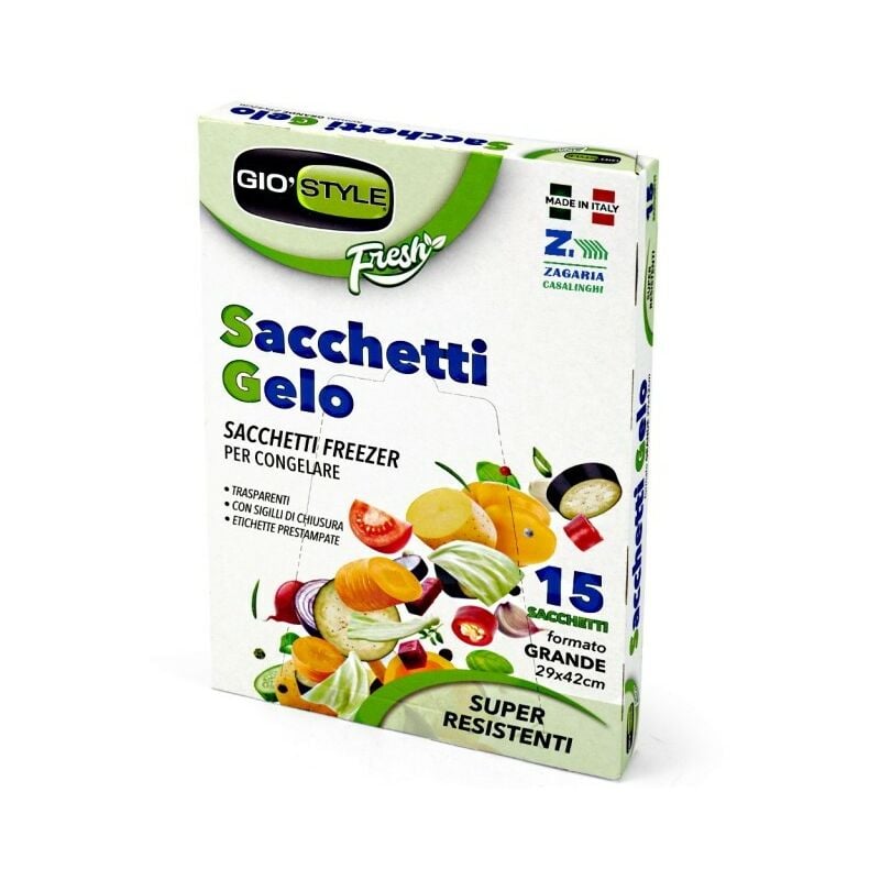foto del prodotto sacchetti gelo misure assortite giostyle size 23x32 cm 20 pz