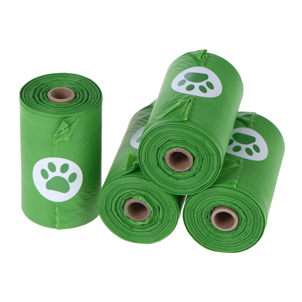 foto del prodotto sacchetti igienici biodegradabili 4 rotoli 15 sacchetti cad. 