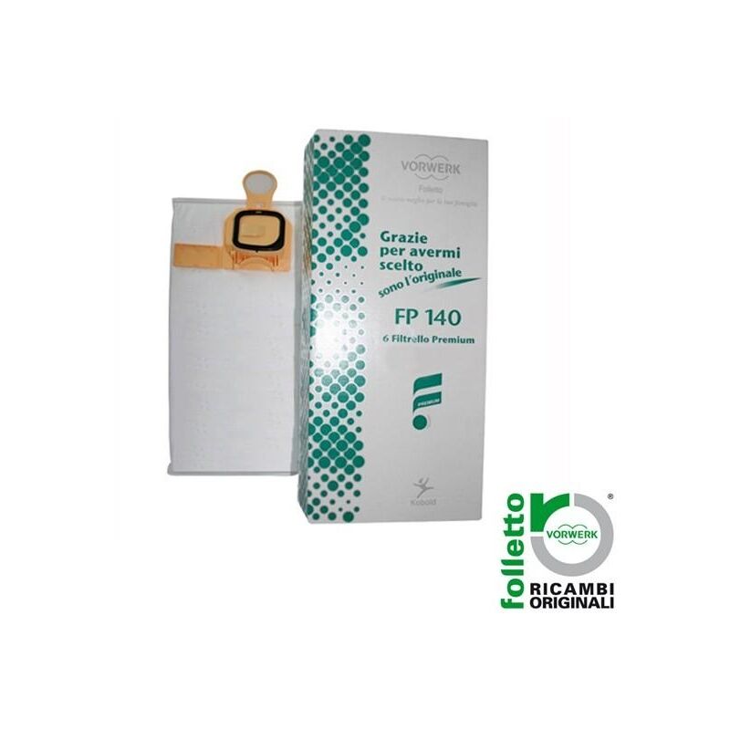 foto del prodotto sacchetti originali 6pz. folletto vk 140 vk 150