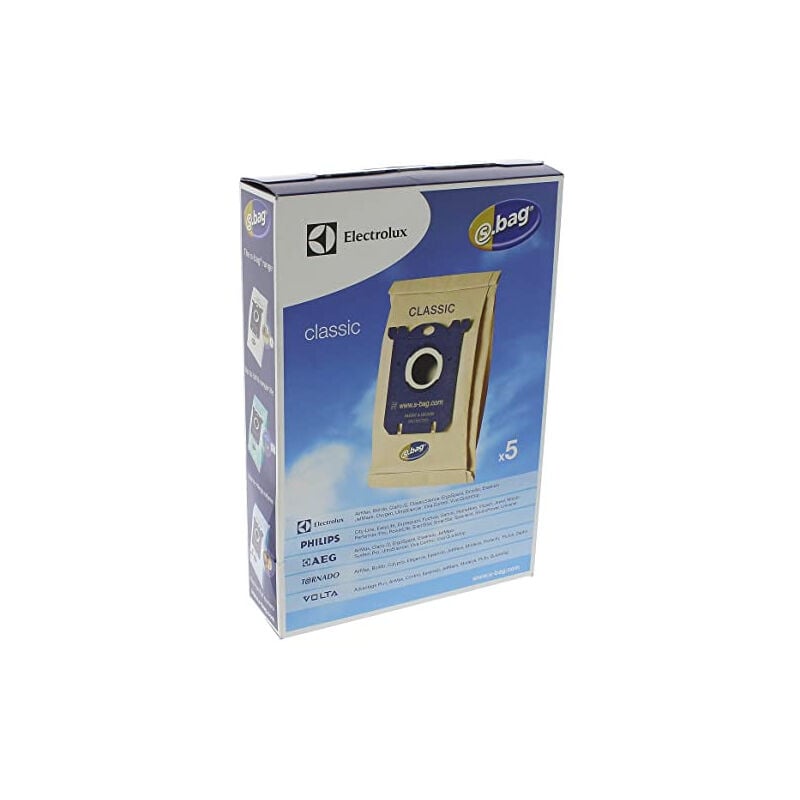 foto del prodotto sacchetti per aspirapolvere classici s bag electrolux per 5 per aspirapolvere
