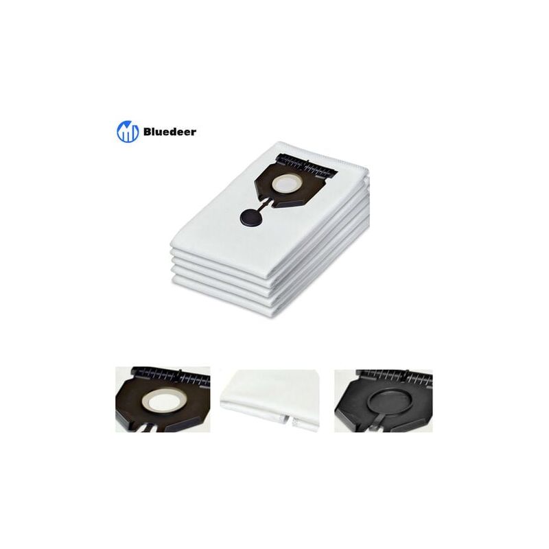 foto del prodotto sacchetti per aspirapolvere karcher 2.889 154.0 nt 30 1 30l bluedeer, confezione da 5