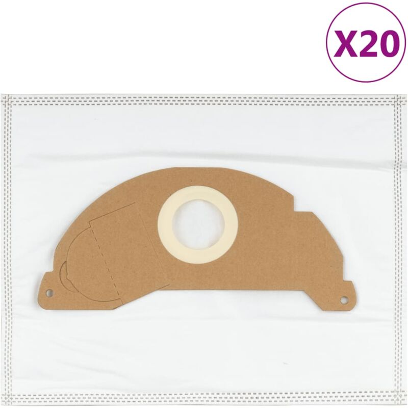 foto del prodotto sacchetti per aspirapolvere per karcher a2004 20 pz vidaxl