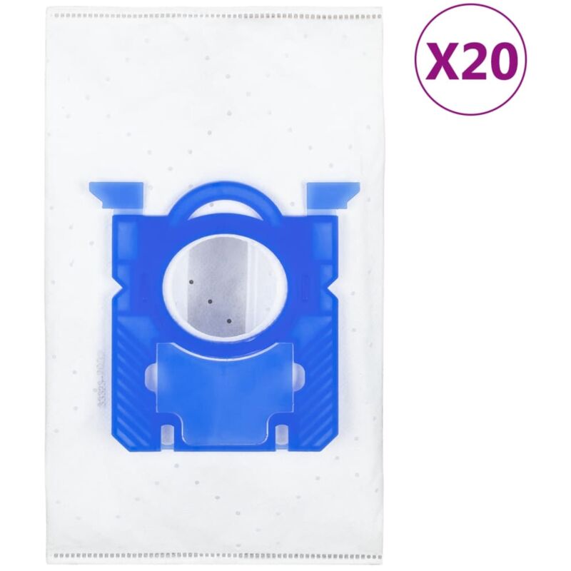 foto del prodotto sacchetti per aspirapolvere per s bag philips 20 pz vidaxl
