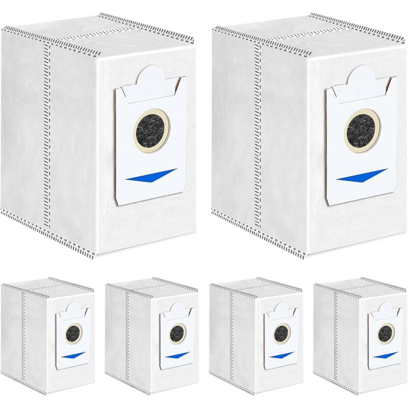 foto del prodotto sacchetti per aspirapolvere robot ecovacs deebot t30 pro omni, accessori per aspirapolvere robot t30 omni, sacchetti per la polvere di grande
