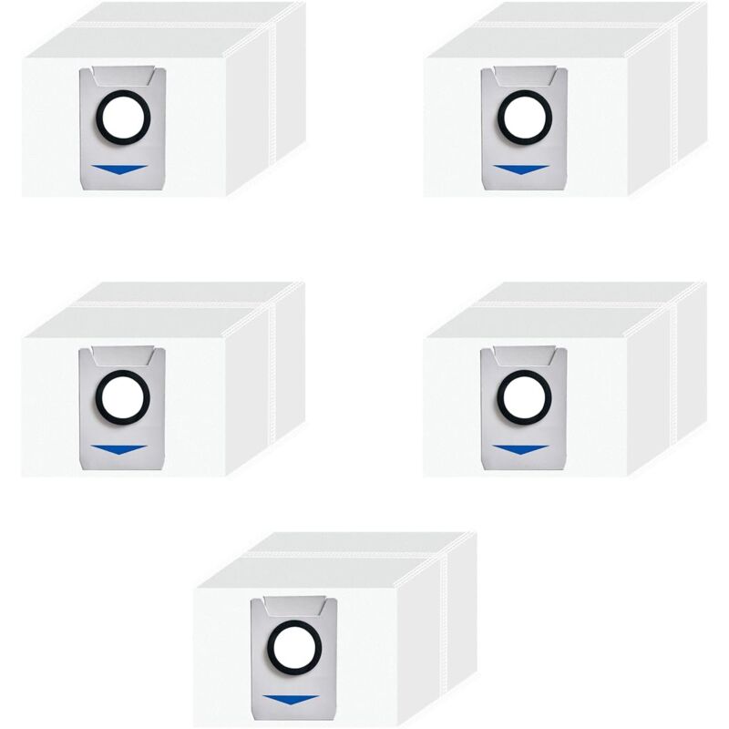 foto del prodotto sacchetti per la polvere compatibili con ecovacs deebot x1 omni deebot t10 t20,t10 omni, kit di sostituzione di accessori per aspirapolvere monouso