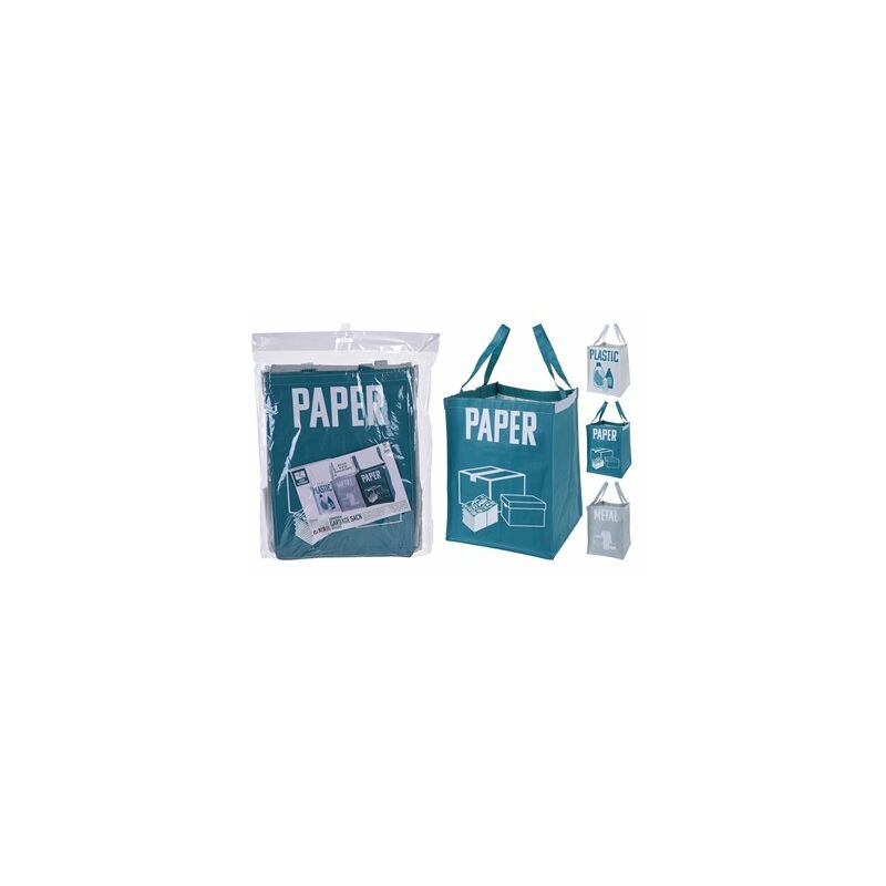 foto del prodotto sacchetti per la spazzatura paper plastic metal confezione da 3 unit 