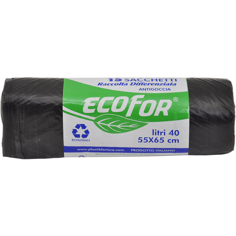 foto del prodotto sacchetti per pattumiera cm 70 x 110 cf.10 pz celesti