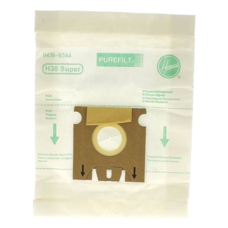 foto del prodotto sacchetti per vuoto h30s per 5 per hoover hoover