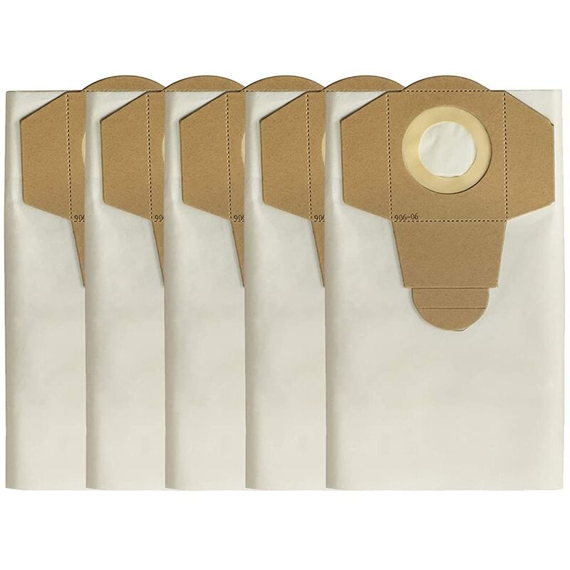 foto del prodotto sacchetti universali per aspirapolvere wet dry 20 l x 5 sacchetti vacmaster
