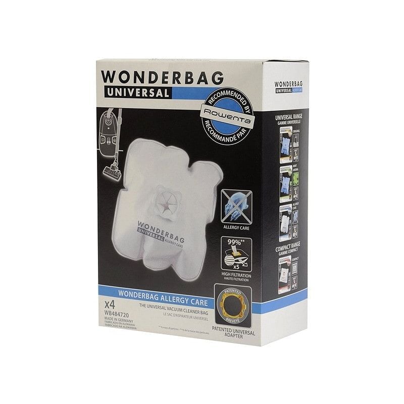 foto del prodotto sacchetti wonderbag per 4 wb484720 per rowenta hoover