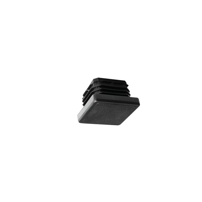 foto del prodotto sacchetto da 50 tacchi quadrati in plastica nera 40x40mm