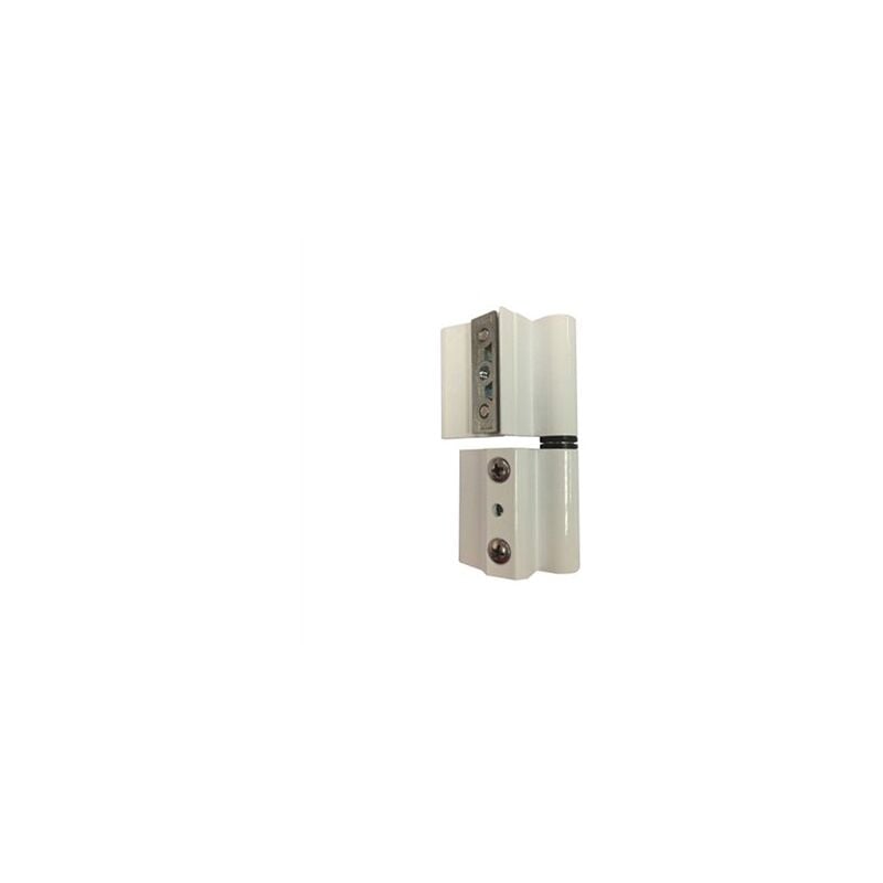 foto del prodotto sacchetto di 2 cerniere profilo 40 20 alluminio bianco destra 68039 micel