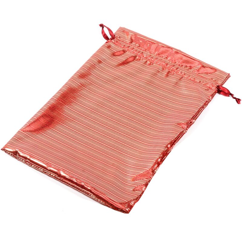 foto del prodotto sacchetto in tessuto per confezioni regalo 20 x 30 cm rosso