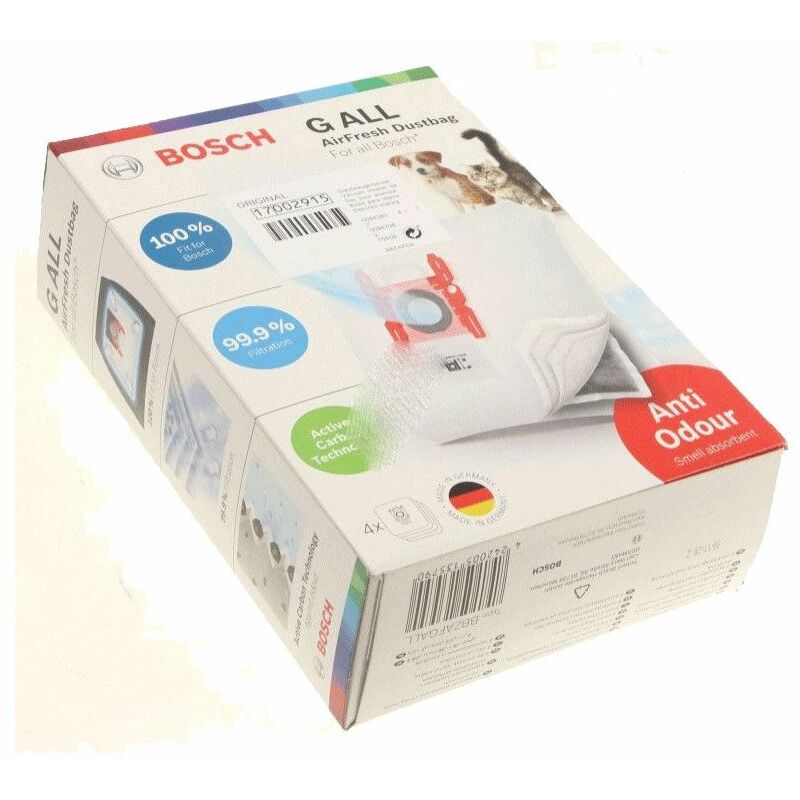 foto del prodotto sacchetto originale aspirapolvere bosch 343812