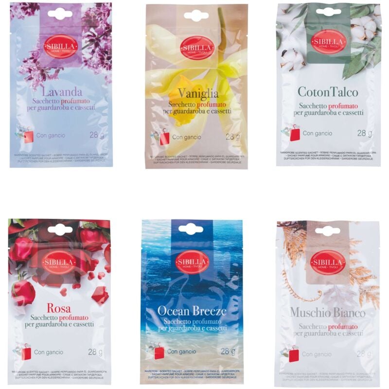 foto del prodotto sacchetto per armadio 28g 6 colori assortiti