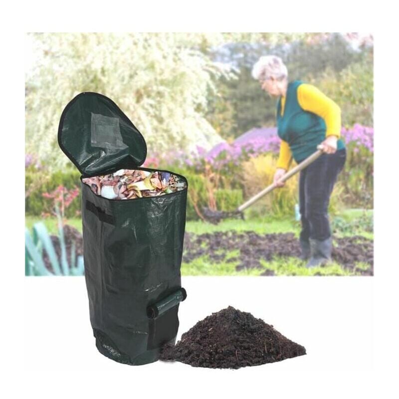 foto del prodotto sacchetto per compost, sacchetto per compost in pe fermentato biologico fatto in casa, per interni ed esterni