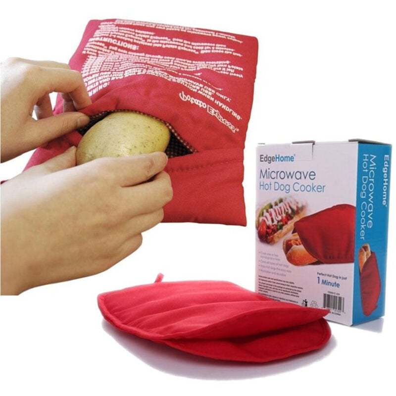 foto del prodotto sacchetto per cottura patate hot dog sacco cuoci al forno a microonde cucina trade shop traesio