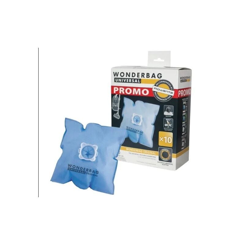 foto del prodotto sacchetto sintetico universale wonderbag x 10 aspirapolvere rowenta 3385023221613014803