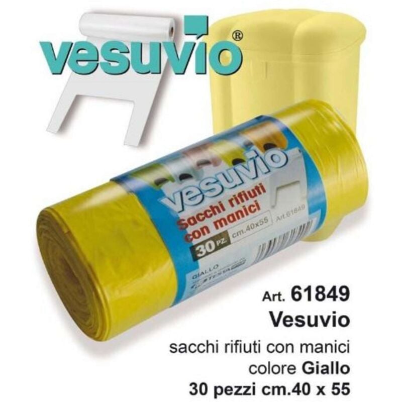 foto del prodotto sacchi pattumiera 30pz gial. 40x45 61849