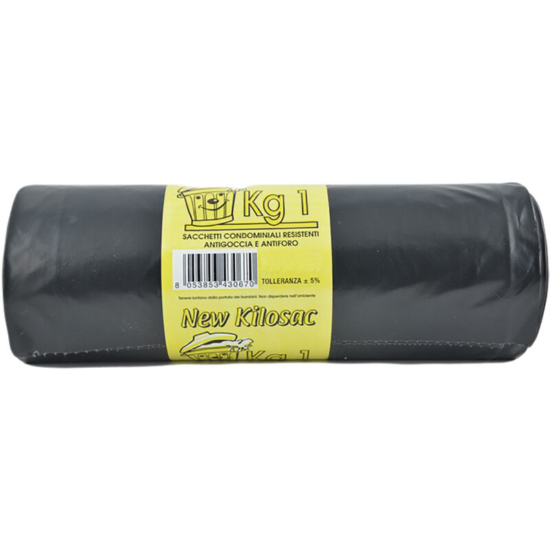 foto del prodotto sacchi polietilene nettezza urbana pesanti 70 x 110 nero rt.1 kg