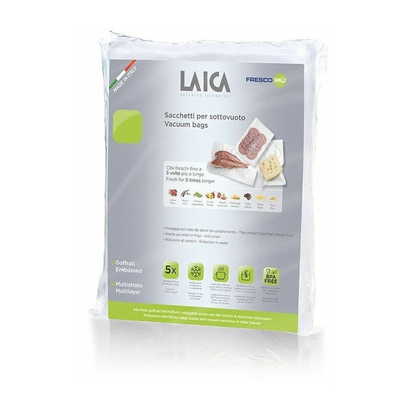 foto del prodotto sacco a vuoto laica vt3500/ 28+36cm/ 50 buste