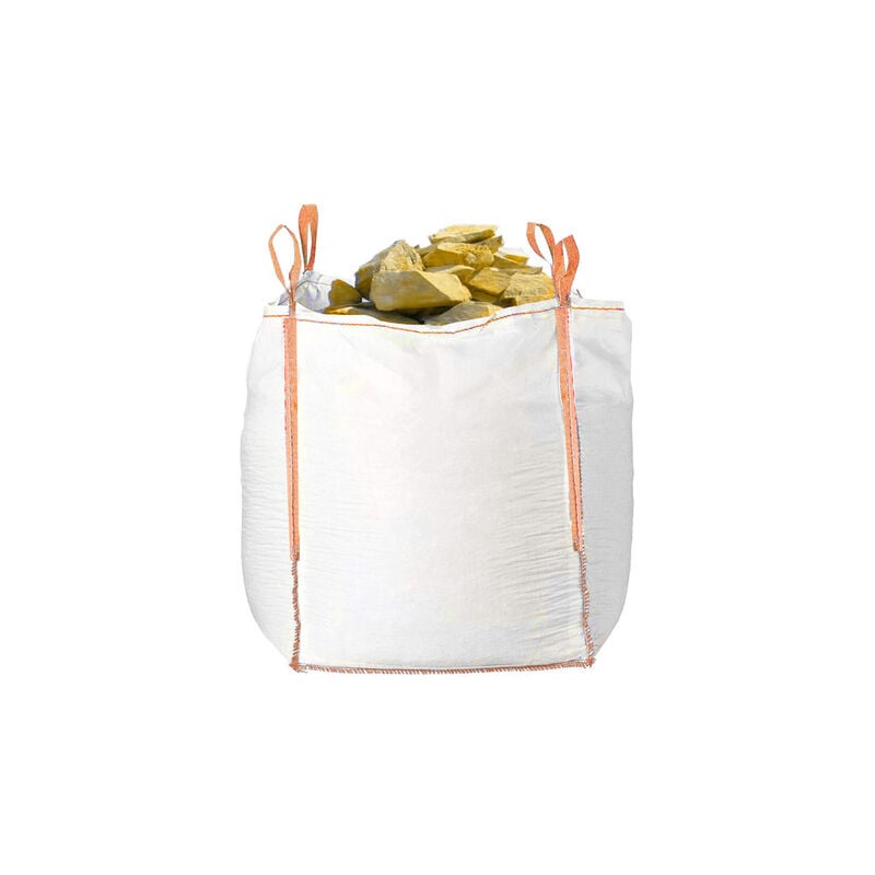 foto del prodotto sacco big bag da 500 kg resistente per il trasporto di detriti, colore bianco.