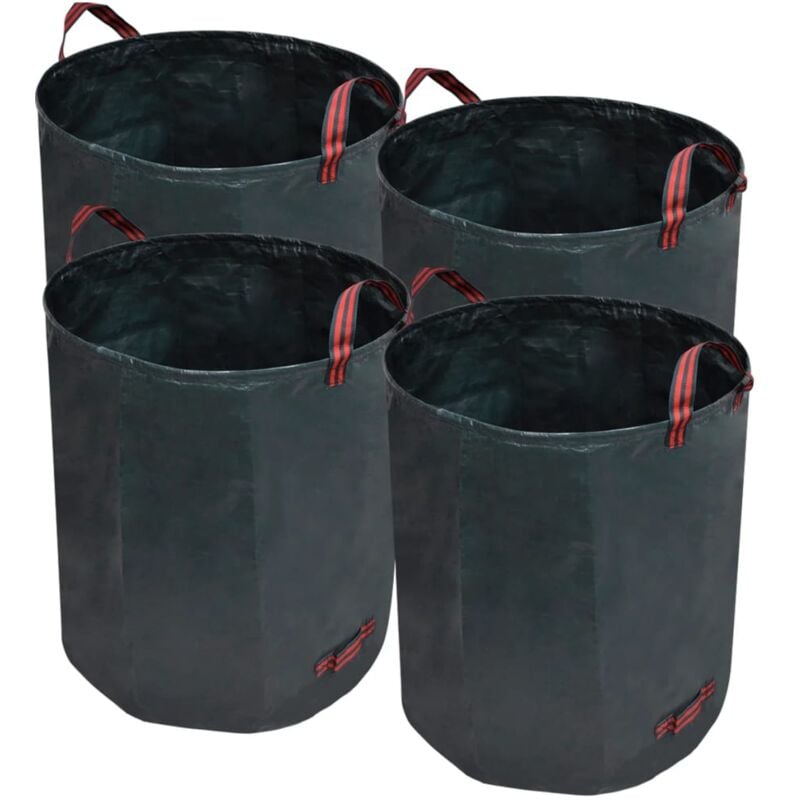 foto del prodotto sacco da giardino per rifiuti verde scuro 4 pezzi 272 l 150 g/sqm