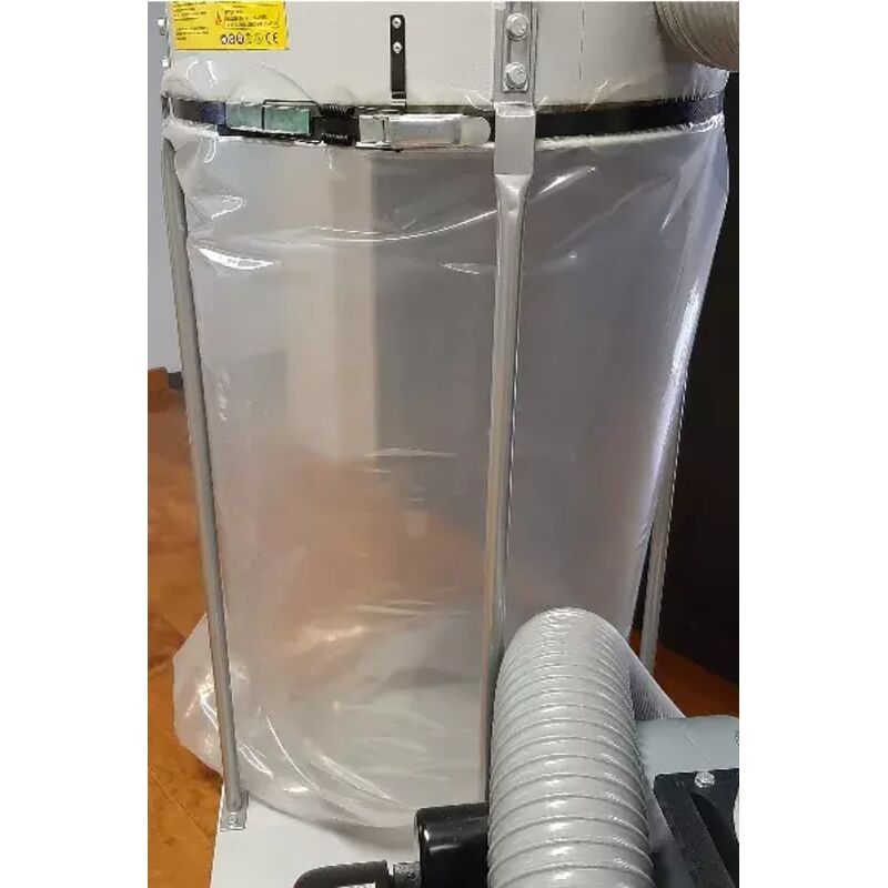 foto del prodotto sacco in nylon per aspiratore leman d.50cm h 122 cm