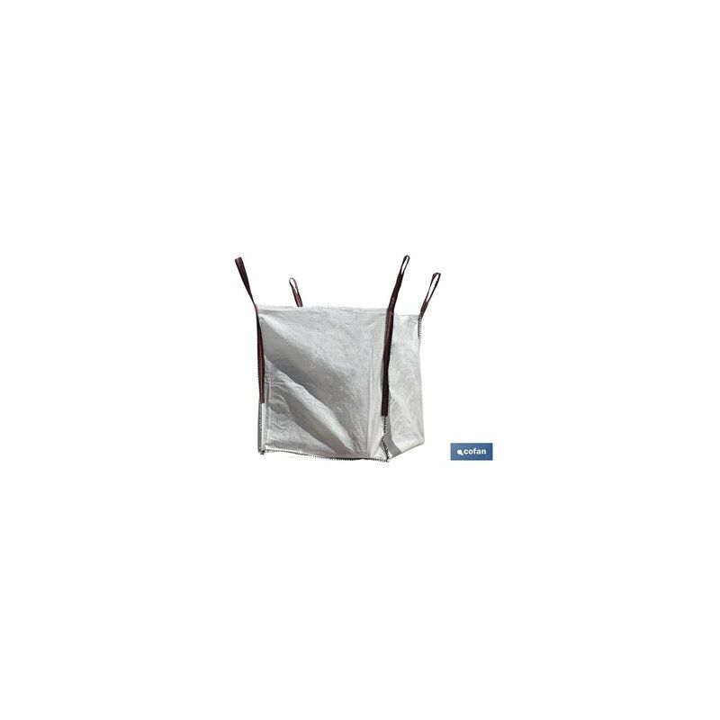 foto del prodotto sacco per detriti grande 85x85x90 cm colore bianco