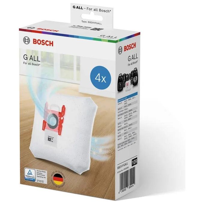 foto del prodotto sacco powerprotect g all aspirapolvere pz 4 bosch