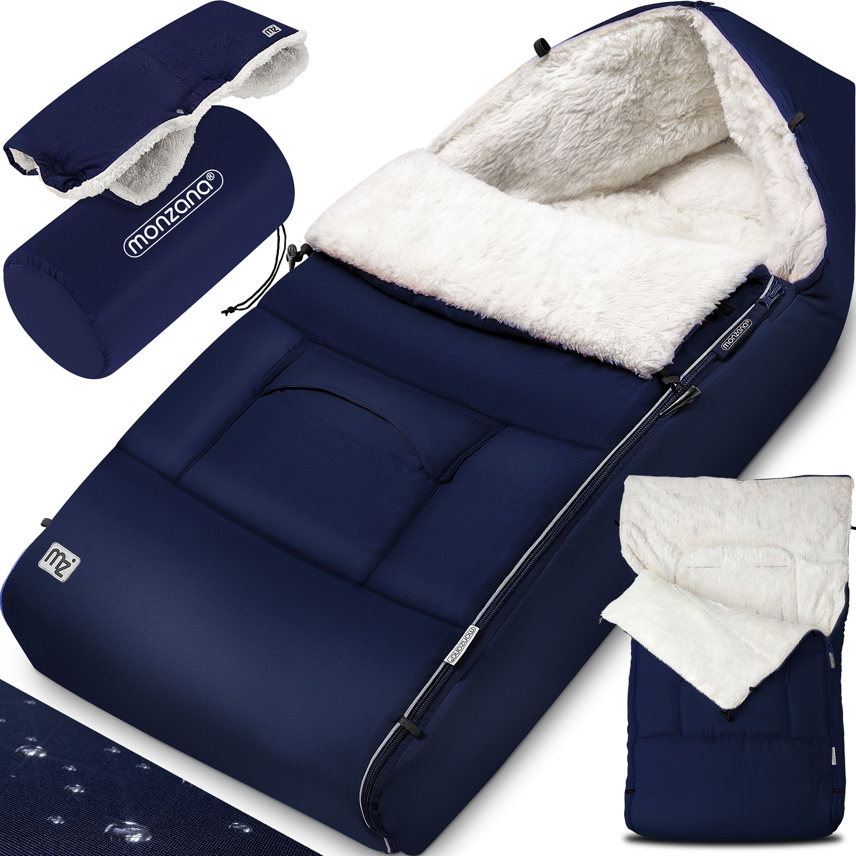 foto del prodotto sacco termico blu marine 90x60cm borsa inclusa
