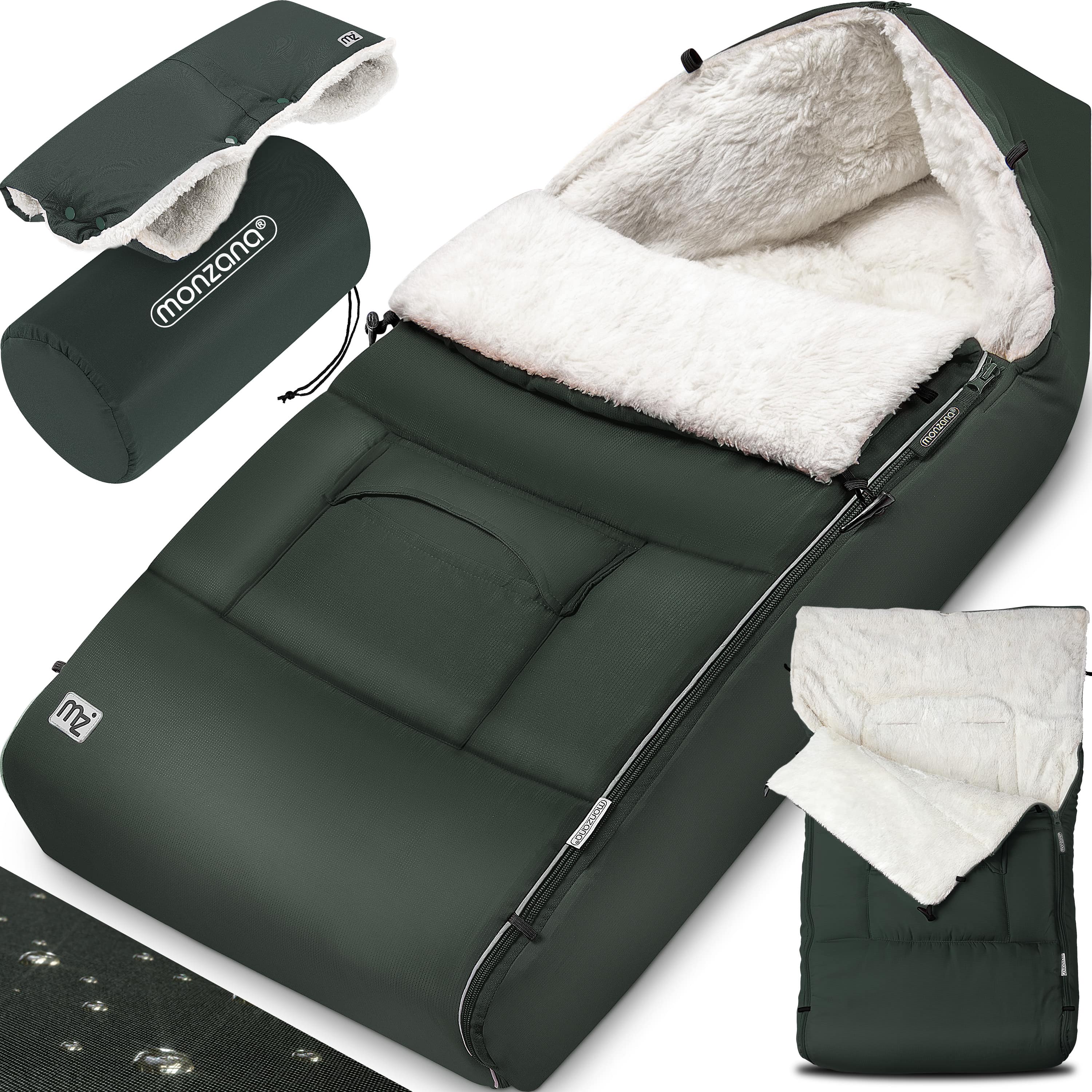 foto del prodotto sacco termico grigio verde 90x60cm borsa inclusa