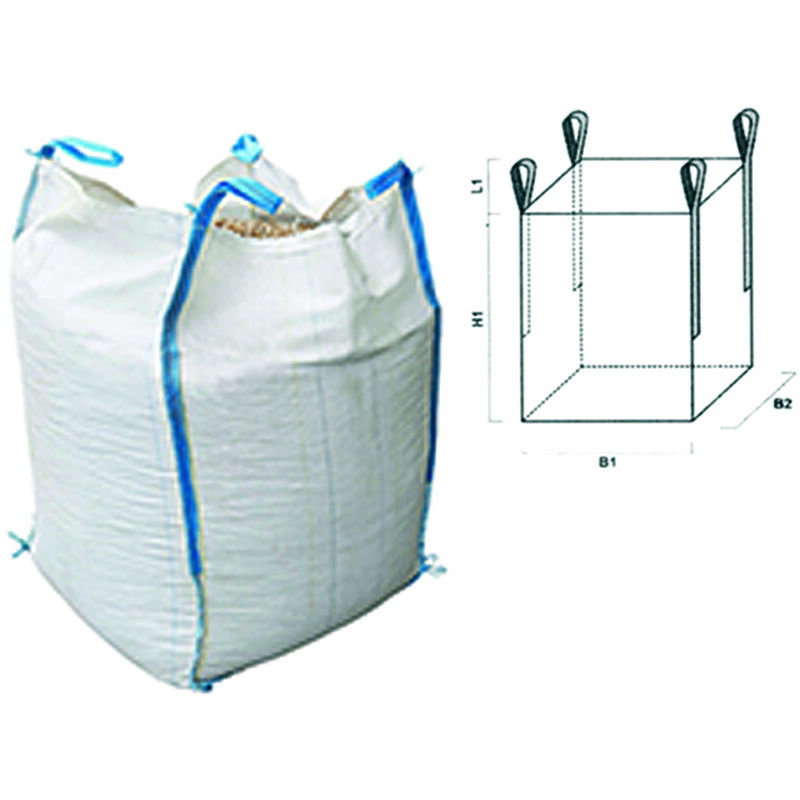 foto del prodotto saccone in polipropilene fondo chiuso e bocca aperta cm.90x90x120 portata kg.1500