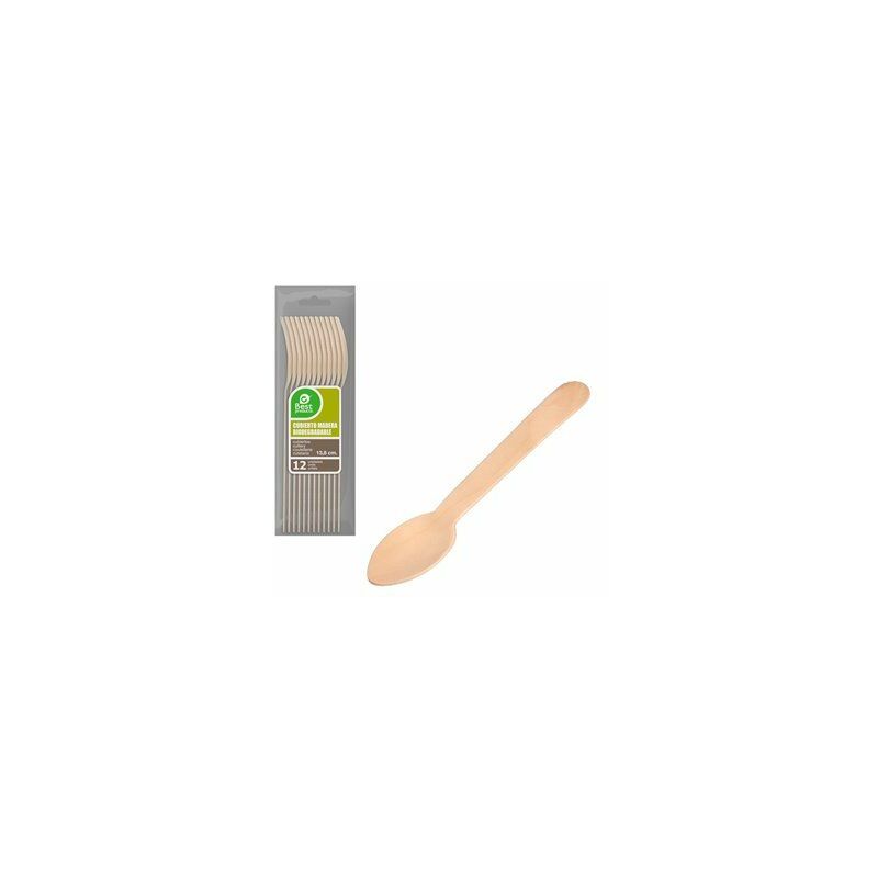 foto del prodotto sachet 12 un cucchiaio di dessert e legno di caff 13.8cm prodotti migliori verde