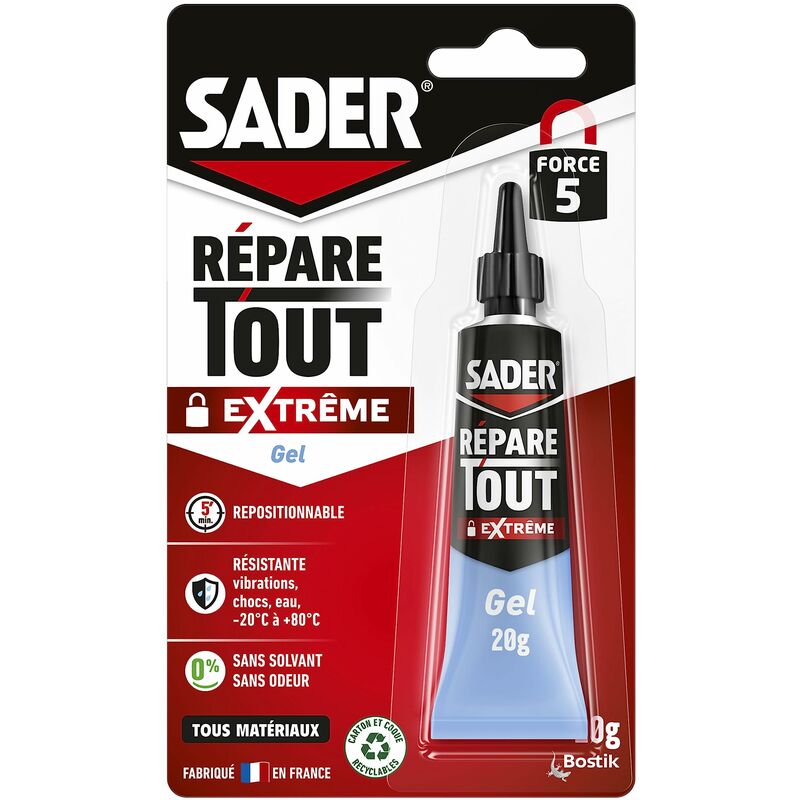 foto del prodotto sader bostik sa 137900 colla mega strong 20 g